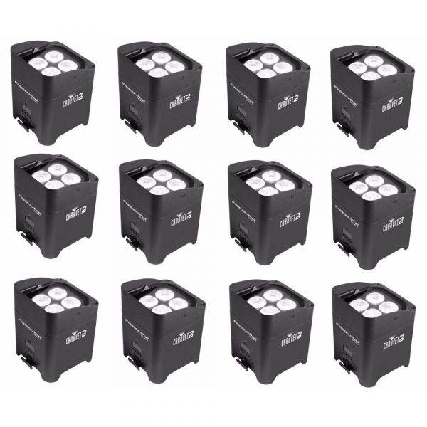 Chauvet Freedom Par Quad-4 LED Lighting Fixture 12-Pack