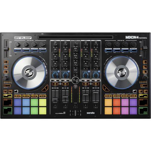 Reloop MIXON 4 DJ Controller for Serato DJ & Algoriddim djay Software