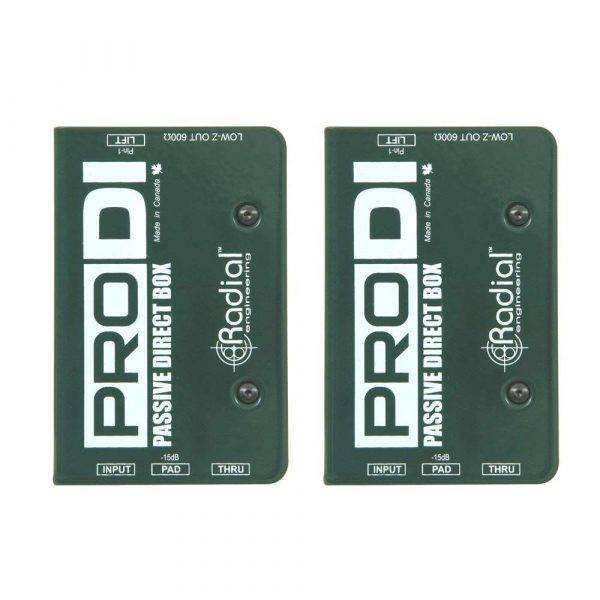 Radial Engineering ProDI Single Channel Passive Direct Box Pair (2)