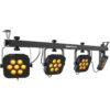 CHAUVET DJ 4BAR Flex Q RGBA LED Wash System with 4 Lights and Carry Bag