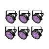 Chauvet SlimPAR 56 Par-style RGB LED Lighting Fixture 6-Pack