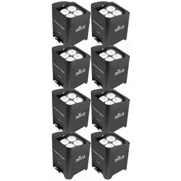 Chauvet Freedom Par Quad-4 LED Lighting Fixture 8-Pack