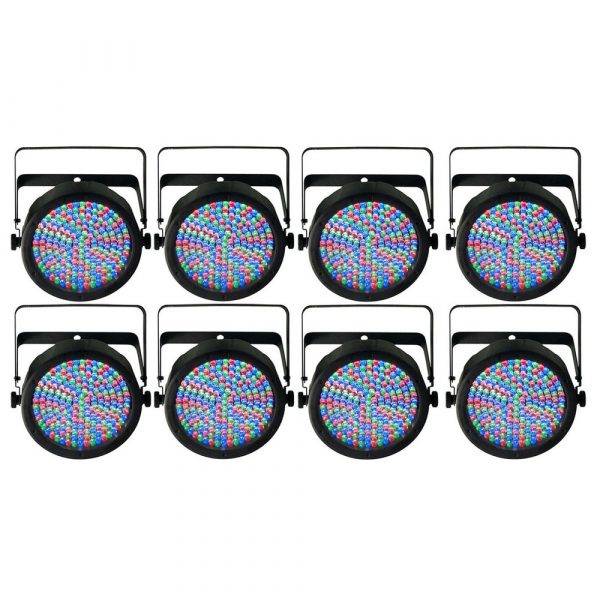 Chauvet SlimPAR 64 LED PAR Wash Light 8-Pack