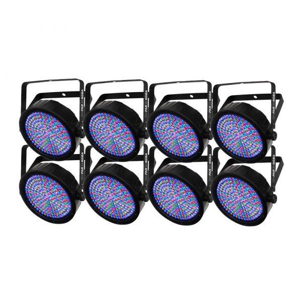 Chauvet SlimPAR 64 RGBA LED PAR Wash Light 8-Pack