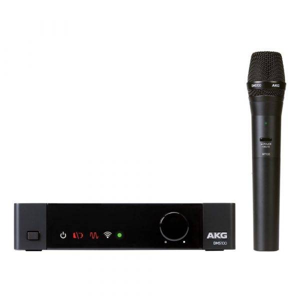 AKG DMS100 Digital Wireless Handheld Vocal Microphone Set – Black