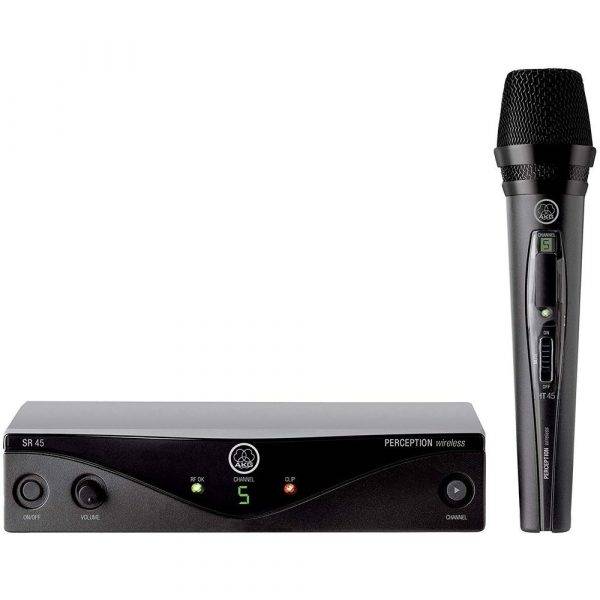 AKG Perception Wireless 45 Vocal Set Wireless Mic System Band A USED