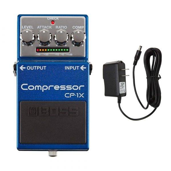 Boss CP-1X Compressor with PigHog Pig Power 9V DC 1000ma Power Supply