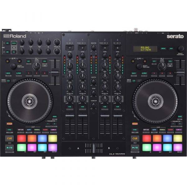 Roland DJ-707M 4-Channel DJ Controller for Serato DJ