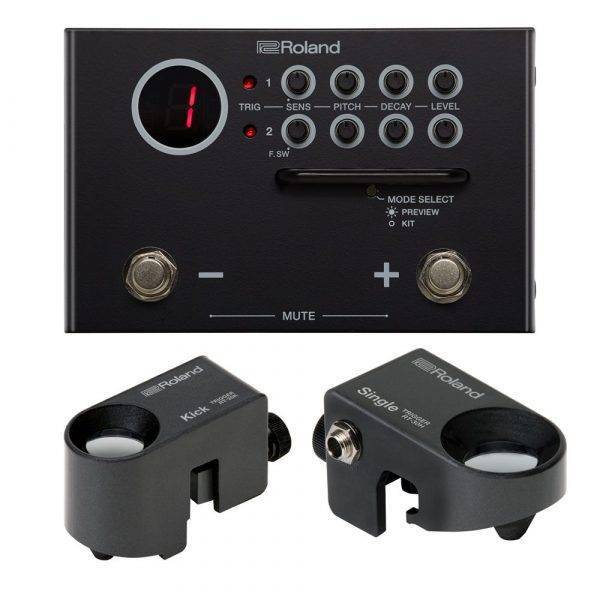 Roland TM-1 Trigger Module Bundle with RT-30H & RT-30K Drum Triggers