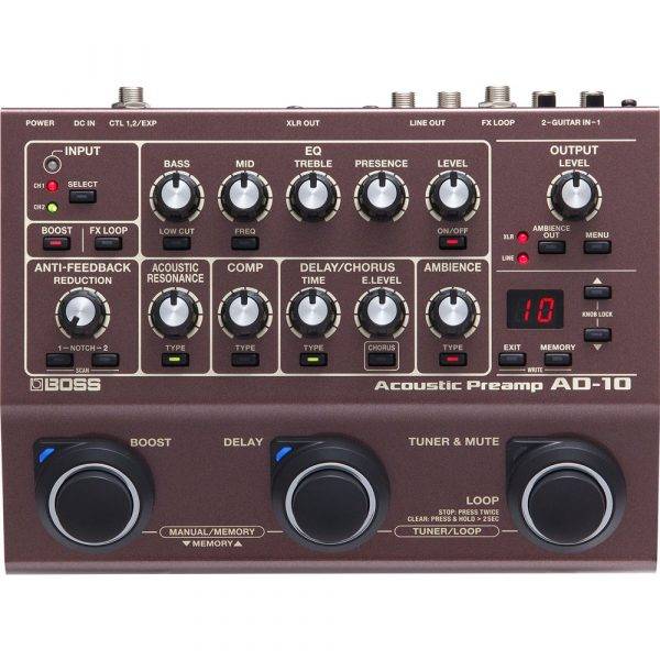 BOSS AD-10 Acoustic Preamp