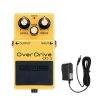 Boss OD-3 OverDrive Pedal w/PigHog PigPower 9V DC 1000ma Power Supply