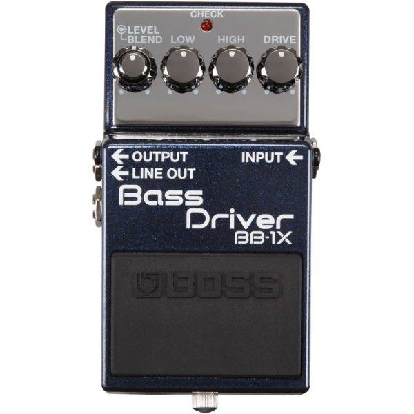 Boss BB-1X Bass Driver Bass Overdrive/Distortion Effects Pedal