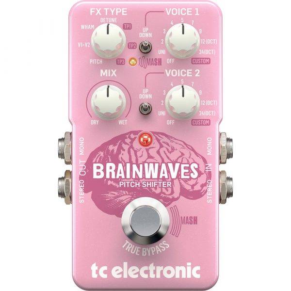 TC Electronic Brainwaves Pitch Shifter Pedal for Electric Guitars