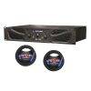 Crown XLi 1500 Power Amp & 2 Pig Hog 25ft SPKON to 1/4′ Cables Bundle