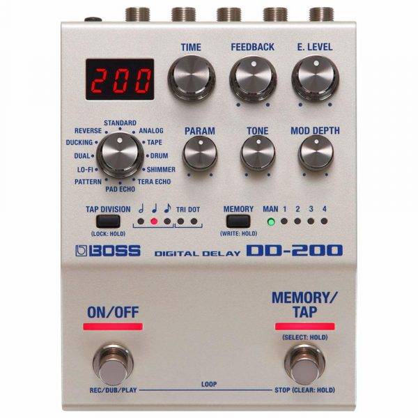 Boss DD-200 Digital Delay 200 Series Effects Pedal