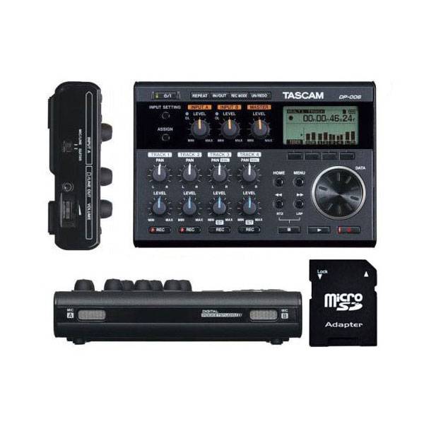 Tascam DP-006 6-Track Digital Pocketstudio with EV MUSIC 32gb SD Card