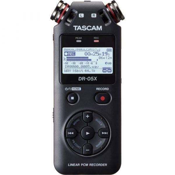 Tascam DR-05X Stereo Handheld Recorder and USB Audio Interface