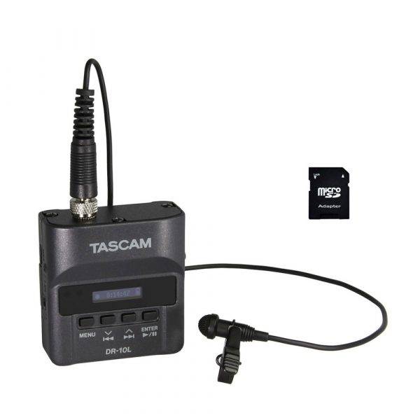 Tascam DR-10L Digital Audio Recorder w/ Lavalier Mic & 32gb Card