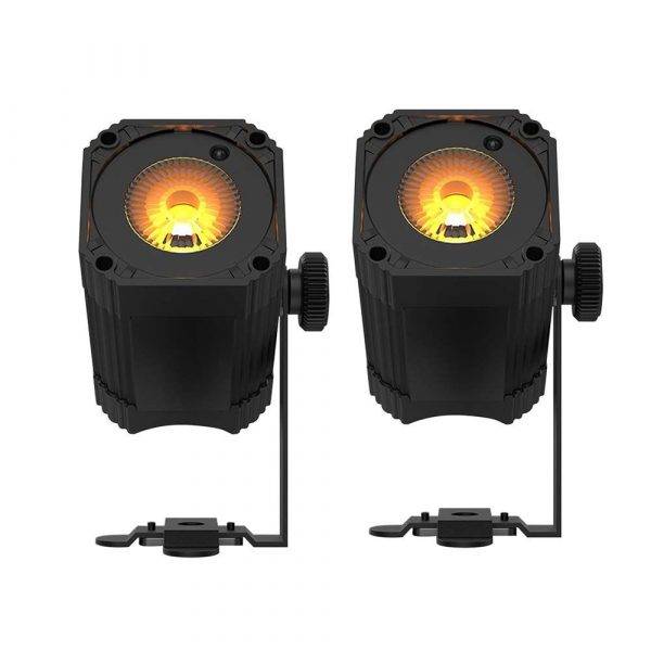 Chauvet EZlink Par Q1BT Battery-Powered Quad-Color Wash Light 2 Pack