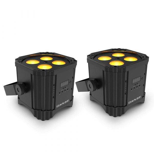 Chauvet DJ EZLINK PAR Q4 BT RGBA Wireless LED PAR Light 2-Pack