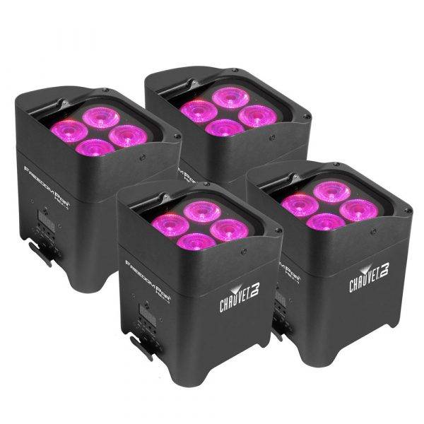 CHAUVET DJ Freedom Par Hex-4 LED Light (4-Pack) Black