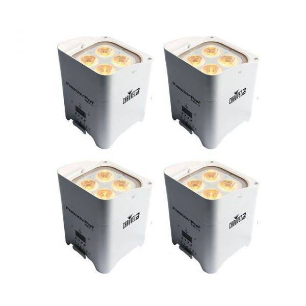 Chauvet Freedom Par Hex-4 LED Light White (4-Pack)