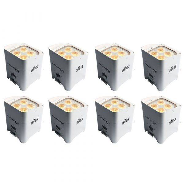 Chauvet Freedom Par Hex-4 LED Light White (8-Pack)