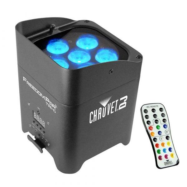 CHAUVET DJ Freedom Par Tri-6 LED PAR Lighting Fixture with IRC-6 Remote