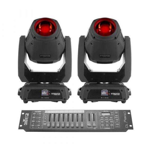 CHAUVET Intimidator Hybrid 140SR Moving Head Beam 2-Pack with Obey 10