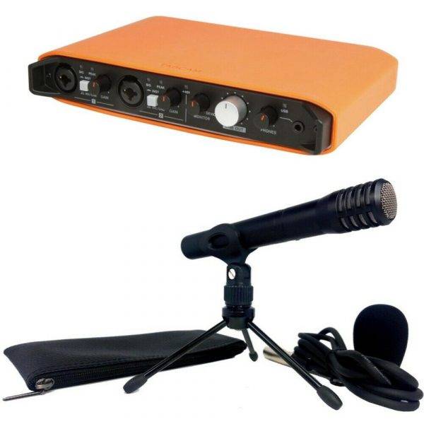 Tascam iXRTP TrackPack iXR Audio Interface with TM-60 Condenser Mic