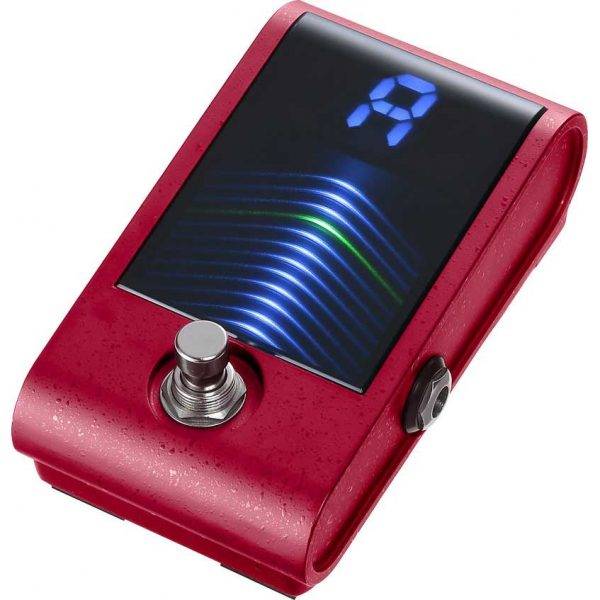 Korg Pitchblack Custom High-sensitivity Chromatic Pedal Tuner Red