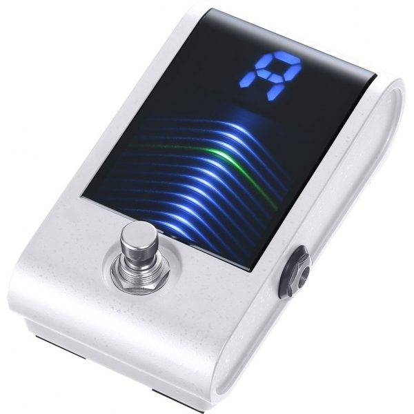 Korg Pitchblack Custom High-sensitivity Chromatic Pedal Tuner White