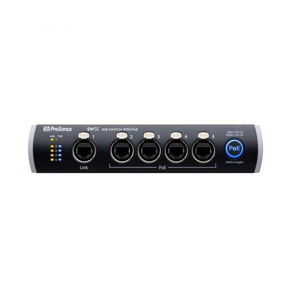 PreSonus SW5E 5-Port AVB Switch with PoE