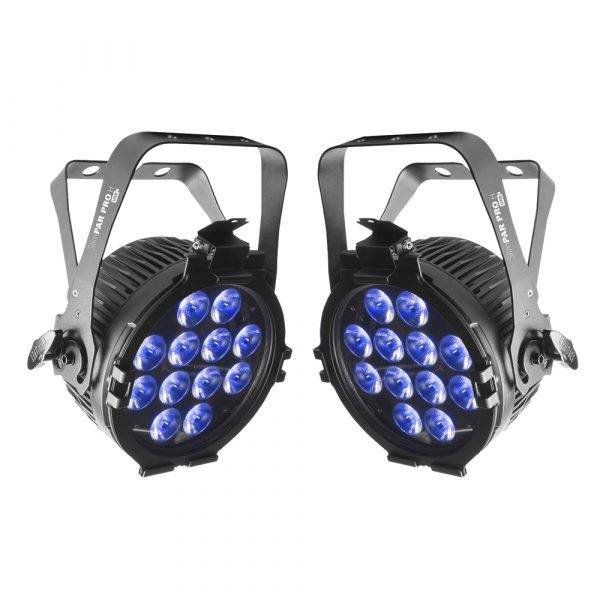 Chauvet SlimPAR Pro H USB RGBAW+UV LED Wash Light Black 2-Pack