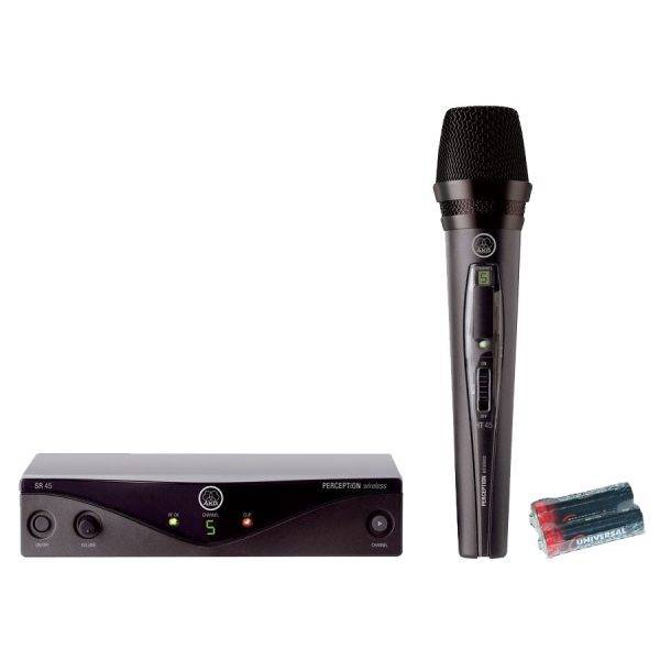 AKG Perception Wireless Vocal Set w/Universal Electronics AA Batteries