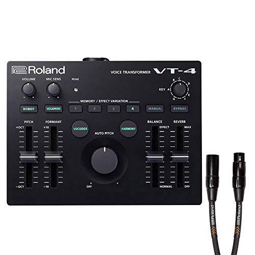 Roland VT-4 Voice Transformer with Roland Premium 15ft Mic Cable