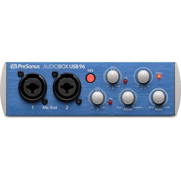 PreSonus AudioBox USB 96 2-channel 24-bit/96kHz USB2.0 Audio Interface