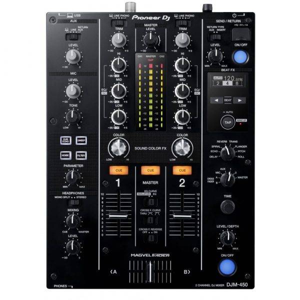 Pioneer DJM-450 2-Channel DJ Mixer