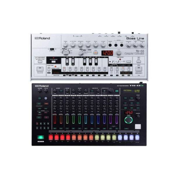 Roland TB-03 Bassline Synth with Roland TR-8S Drum Machine