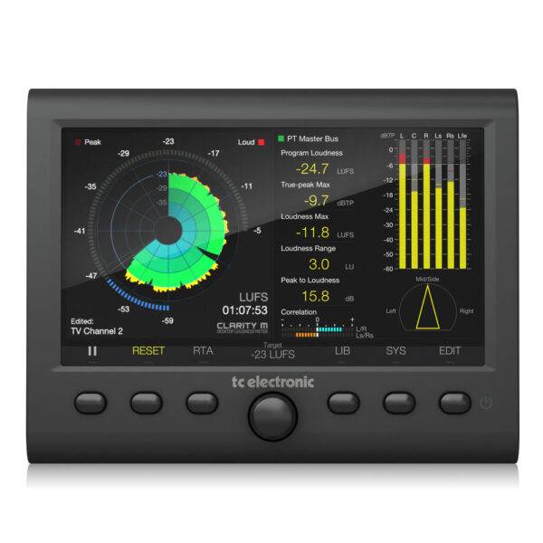 TC Electronic CLARITY M Stereo and 5.1 Audio Loudness Meter Used