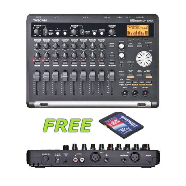 Tascam DP-03SD Digital Portastudio with a Free Patriot 32GB SD Card