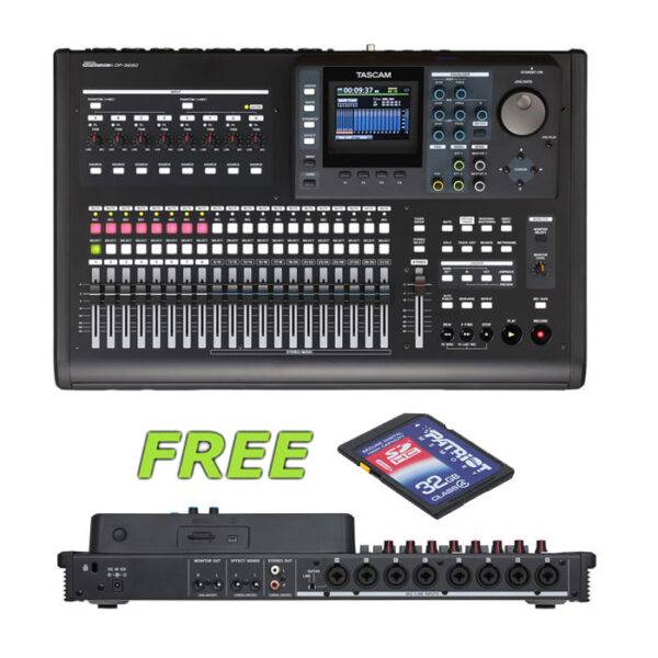 Tascam DP-32SD Digital Portastudio with a Free Patriot 32GB SD Card