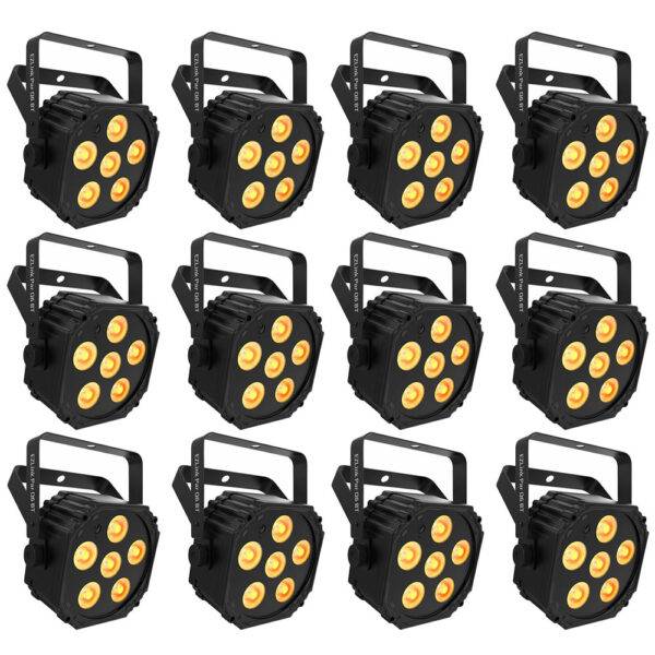 Chauvet DJ EZLink Par Q6 BT Wireless RGBA LED Par 12-Pack