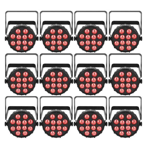 Chauvet DJ SlimPAR T12 BT Compact Wash LED (RGB) PAR 12-Pack