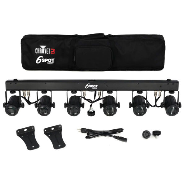 CHAUVET DJ 6SPOT RGBW Pack-N-Go Lighting Solution