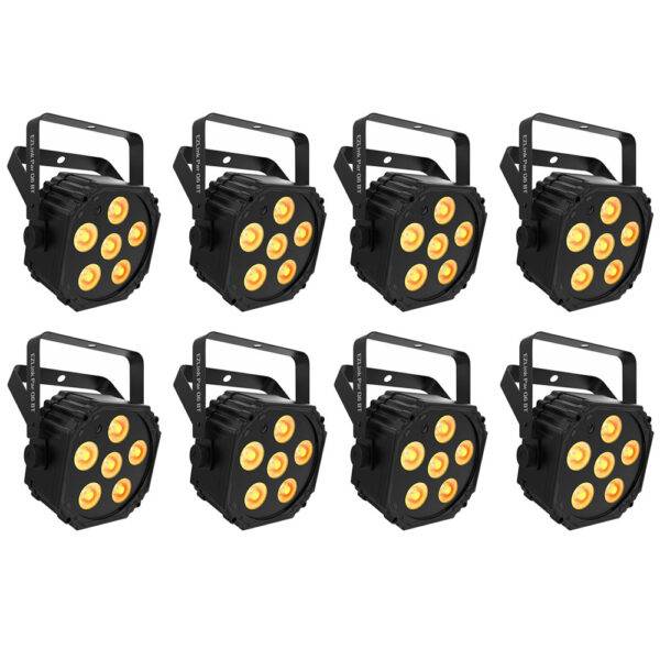 Chauvet DJ EZLink Par Q6 BT Wireless RGBA LED Par 8-Pack