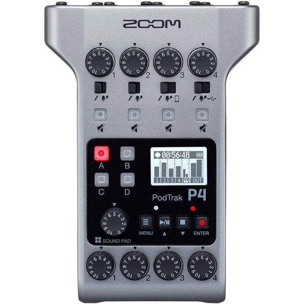 Zoom PodTrak P4 4-input Ultimate Recorder