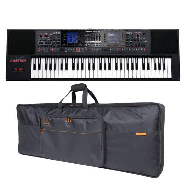 Roland E-A7 61-key Arranger Keyboard & CB-B61 Keyboard Bag Bundle