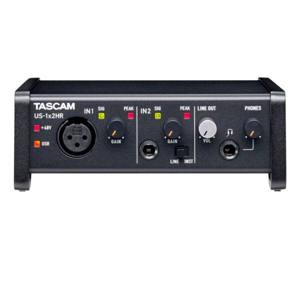 TASCAM US-1x2HR 2-in 2-out USB-C Audio Interface