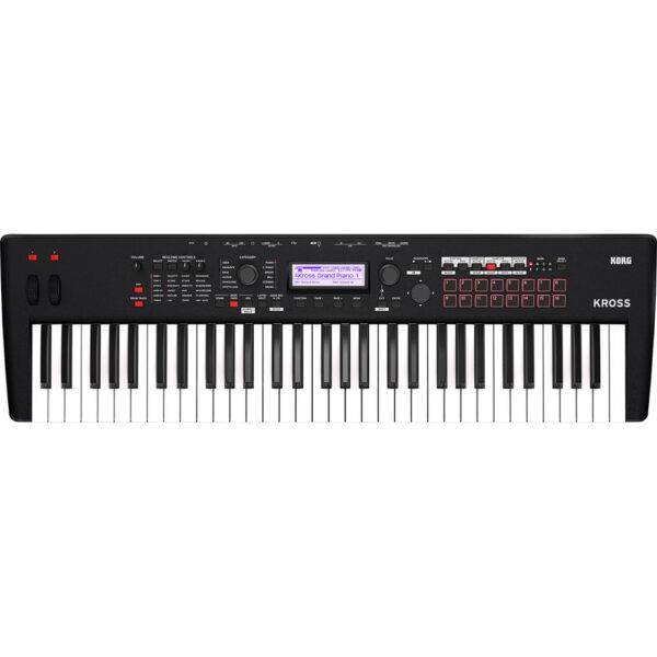 Korg KROSS 2 61-Key Synthesizer Workstation Super Matte Black Refurbished